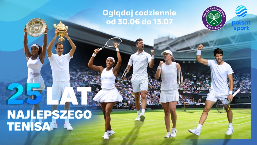 Transmisje z Wimbledonu w kanałach Polsat Sport